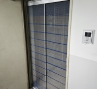 경산 진량읍 보국아파트 현관롤방충망시공